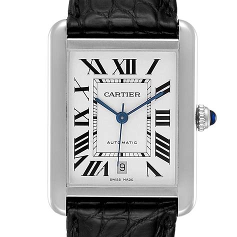 catier watch men|stainless steel cartier watch men's.